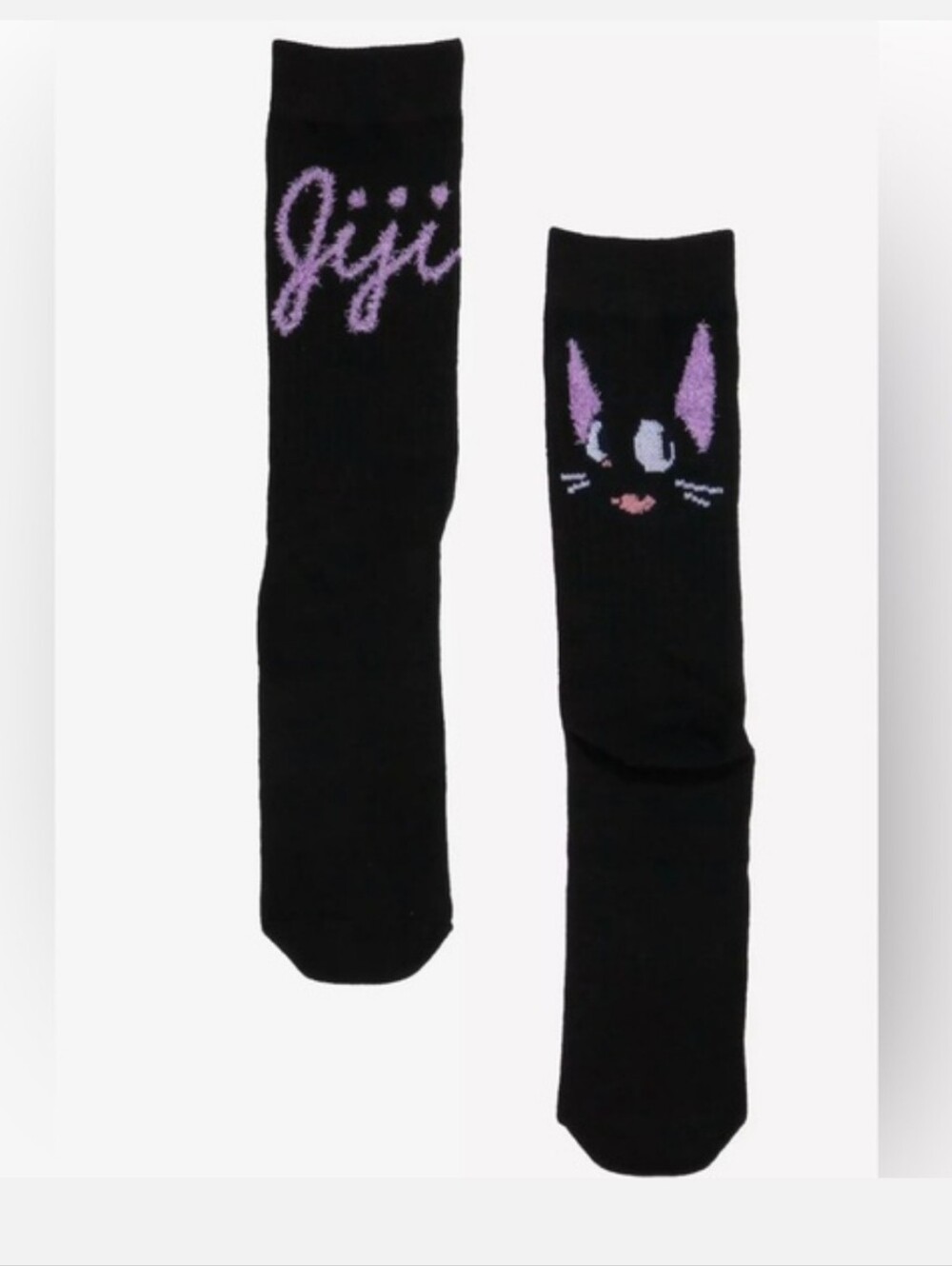 Kiki's Delivery Service Jiji Black Cat Socks Kawaii Studio Ghibli Official